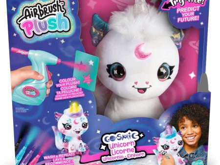 Airbrush Plush Cosmic Unicorn Hot on Sale