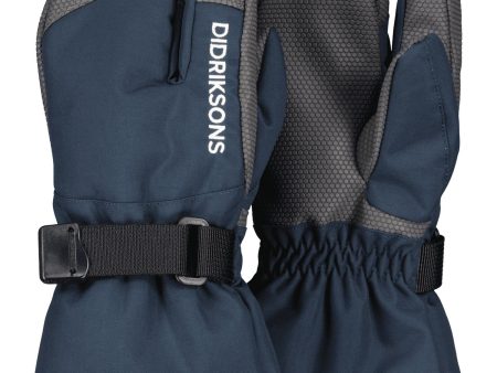 Didriksons Navy Fossa Kids Handsker 3 Online Hot Sale