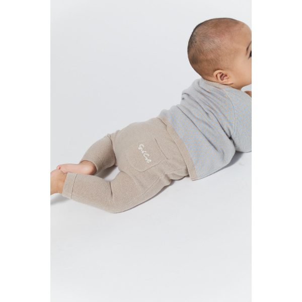 COPENHAGEN COLORS Beige Cashmere Classic Baby Bukser Cheap