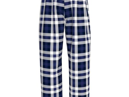 Tommy Hilfiger Heritage Check Midi Blue Ink Flannel Bukser Print For Sale