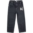 Bobo Choses Black B.C Shadow Denim Baggy Bukser For Sale