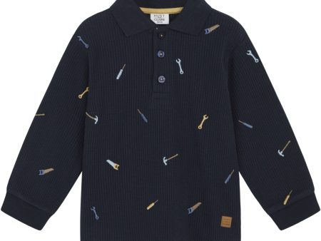 Hust & Claire Navy Mini Stevie Sweatshirt on Sale