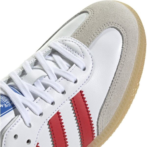 adidas Originals Cloud White Collegiate Red Gum Samba Og J Sneakers Online