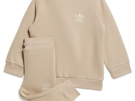 adidas Originals Magic Beige Crew Sweat Sæt For Cheap