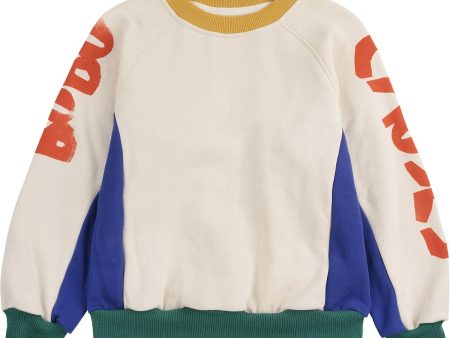 Bobo Choses Multicolor Color Block Sweatshirt Discount