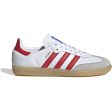 adidas Originals Cloud White Collegiate Red Gum Samba Og J Sneakers Online