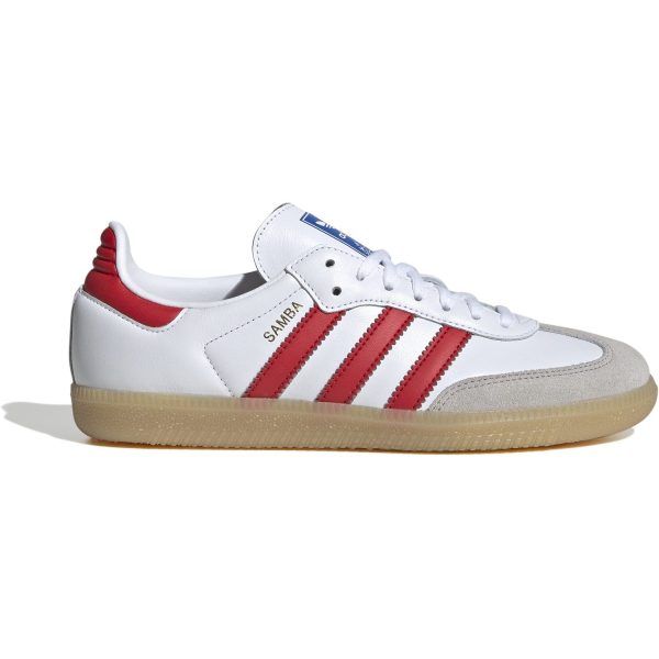 adidas Originals Cloud White Collegiate Red Gum Samba Og J Sneakers Online