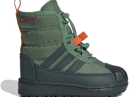 adidas Originals Preloved Green Mineral Green Orange Superstar 360 Boot 2.0 I Støvler Sale