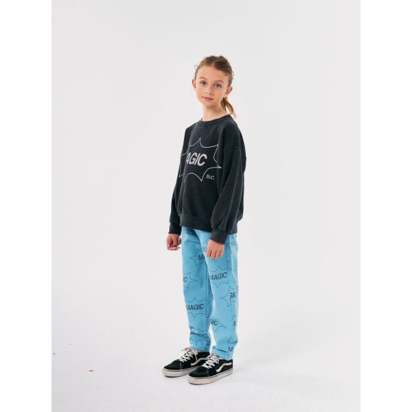 Bobo Choses Light Blue It S Magic All Over Denim Baggy Bukser Sale