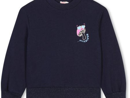 Billieblush Navy Sweatshirt Cheap