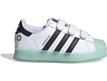 adidas Originals Cloud White Seflaq Core Black Superstar Led Lights Cf C Sneakers Online now