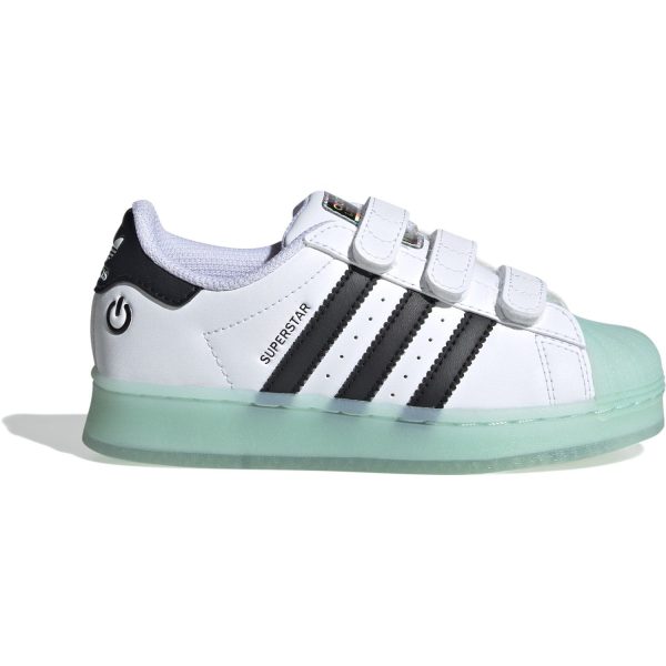 adidas Originals Cloud White Seflaq Core Black Superstar Led Lights Cf C Sneakers Online now