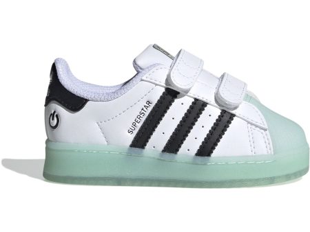 adidas Originals Core White Seflaq Core Black Superstar Led Lights Cf I Sneakers For Cheap