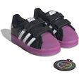 adidas Originals Core Black   Purple Burst   Cloud White Superstar Led Lights Cf I Sneakers For Sale