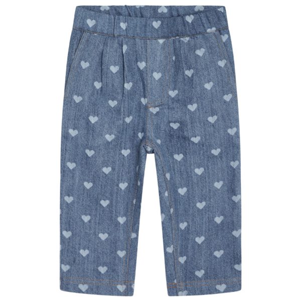 Flöss Blue Denim Hearts Lollo Bukser Online Hot Sale