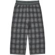 FUB Grey Melange Check Bukser Hot on Sale