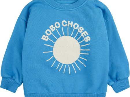 Bobo Choses Turquoise Baby Bobo Choses Sun Turquoise Sweatshirt Supply