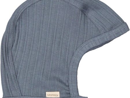 MarMar Modal Broad Rib Stormy Blue Hoody Hue For Discount